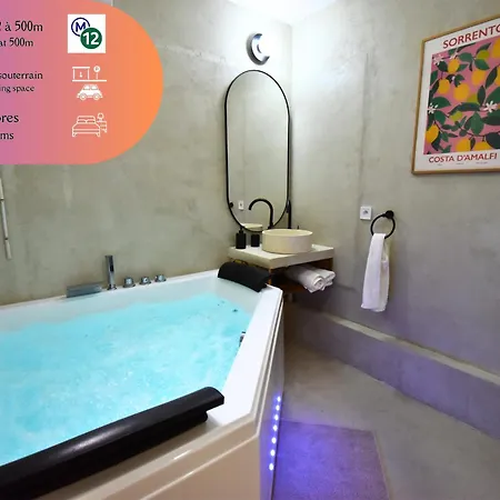 Oasis Spa Bath Et Jardin Parisien Aubervilliers Extérieur photo